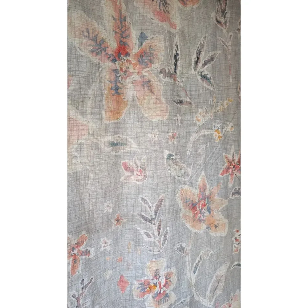 Anthropologie 100% Cotton Winslow Shower Curtain, 70